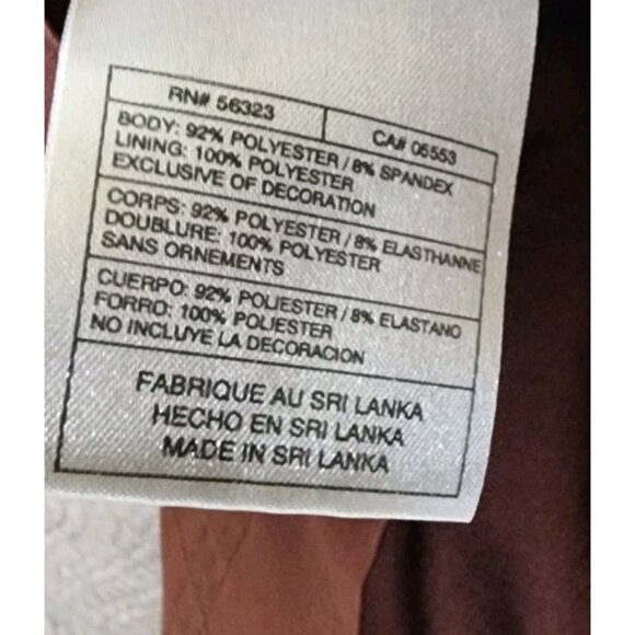 Nike Golf Vest Womens Large Brown Clima fit Windbreaker Zip Pockets Outdoors - Picture 9 of 10